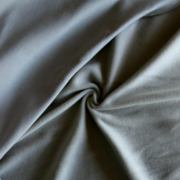 Dove Grey Polartec Powerstretch Fleece Knit Fabric