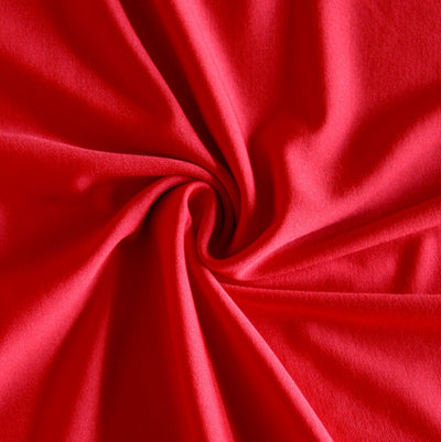 Team Red Dri-Fit Stretch Series Midweight Lycra Jersey Knit Fabric - SECONDS - Not Quite Perfect