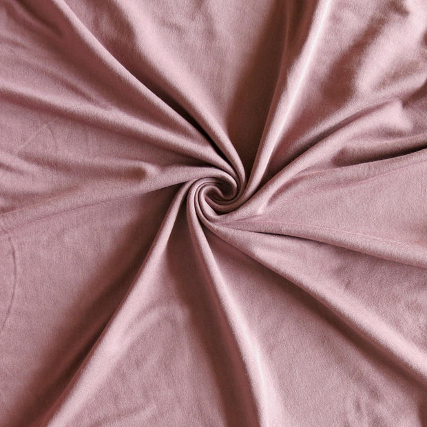 Dusty Mauve Bamboo Lycra Jersey Knit Fabric