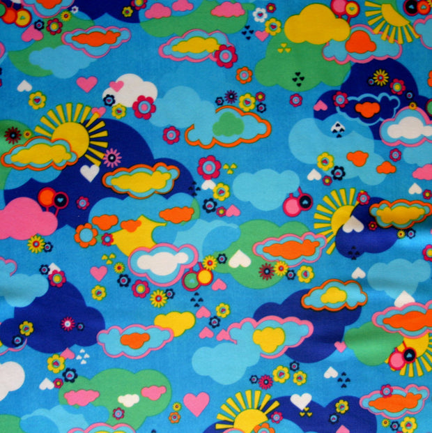 Enchanted Skyline Swimsuit Fabric