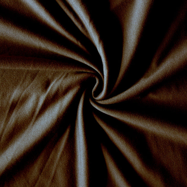 Espresso Brown Bamboo Cotton Lycra French Terry Fabric