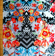 Exotic Floral Nylon Lycra Swimsuit Fabric