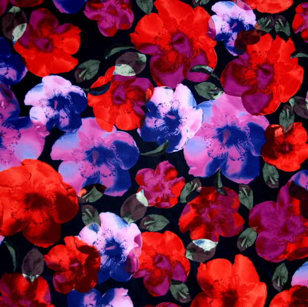 Field of Poppies Nylon Spandex Swimsuit Fabric