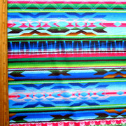 Fiesta Nylon Lycra Swimsuit Fabric, Blue Colorway