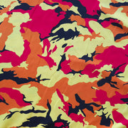 Firestorm Camo Microfiber Boardshort Fabric
