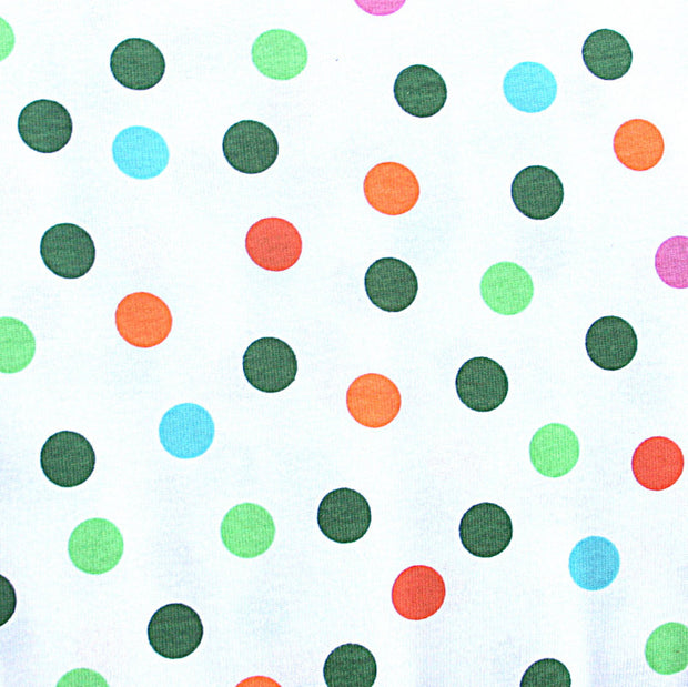 Fizzy Pop Dots Cotton Knit Fabric - 15 Yard Bolt
