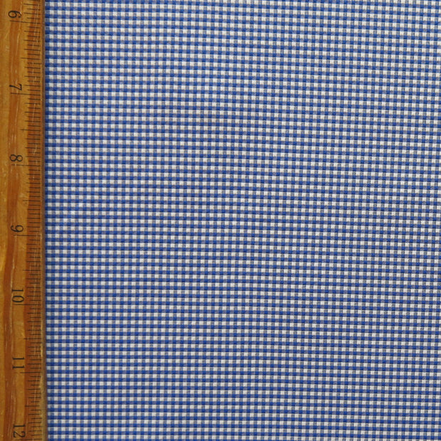 Flag Blue/White Gingham Nylon Lycra Swimsuit Fabric
