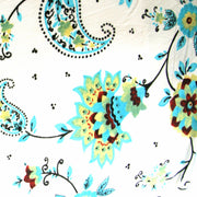 Paisley Floral Cotton Lycra Knit Fabric