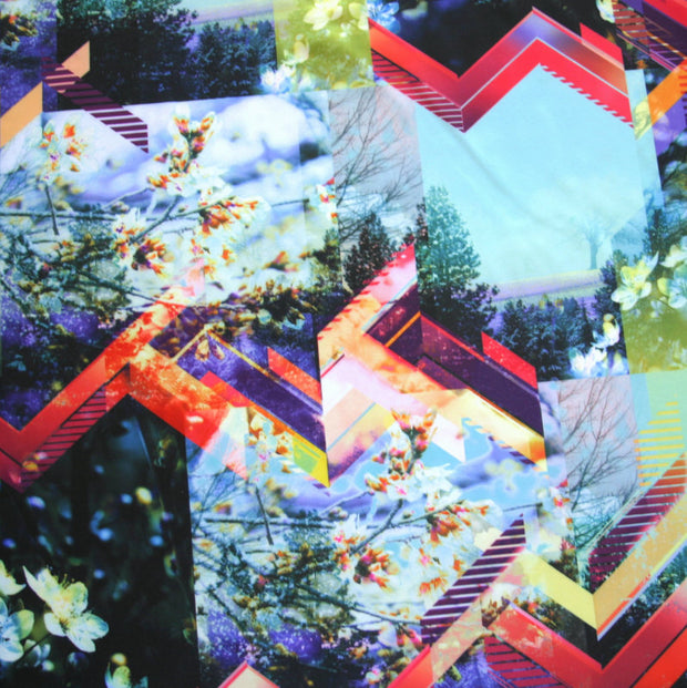 Floral Prism Nylon Lycra Swimsuit Fabric