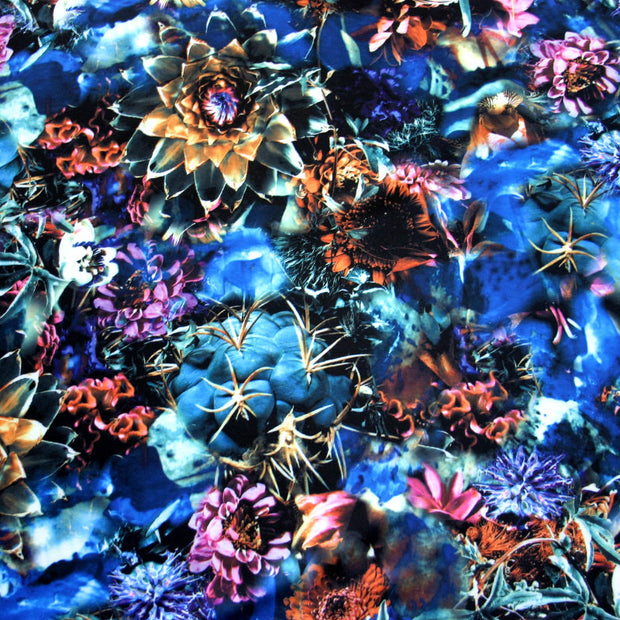 Wildflower Saturation Nylon Lycra Swimsuit Fabric
