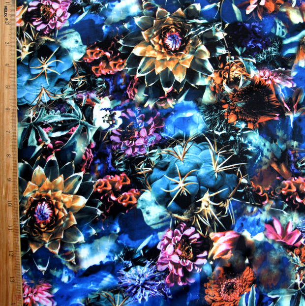 Wildflower Saturation Nylon Lycra Swimsuit Fabric