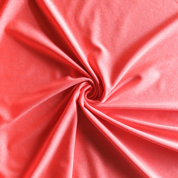 Matte Fluorescent Heathered Orange Nylon Spandex Supplex Fabric - SECONDS - Not Quite Perfect