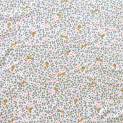 Foxy Floral Cotton Lycra Knit Fabric