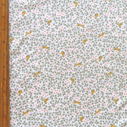 Foxy Floral Cotton Lycra Knit Fabric