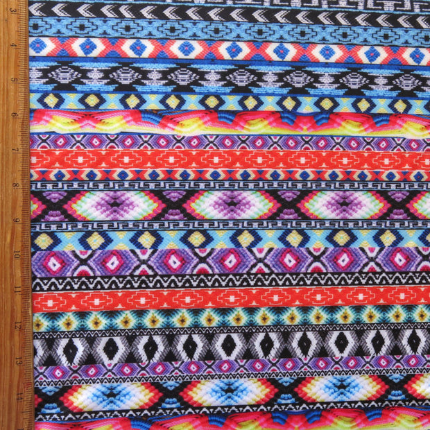 Friendship Tribal Nylon Spandex Swimsuit Fabric