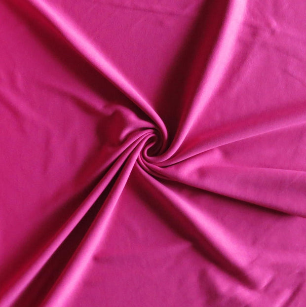 Fuchsia Pink Cotton Interlock Fabric