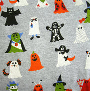 Ghost Halloween Party Cotton Knit Fabric