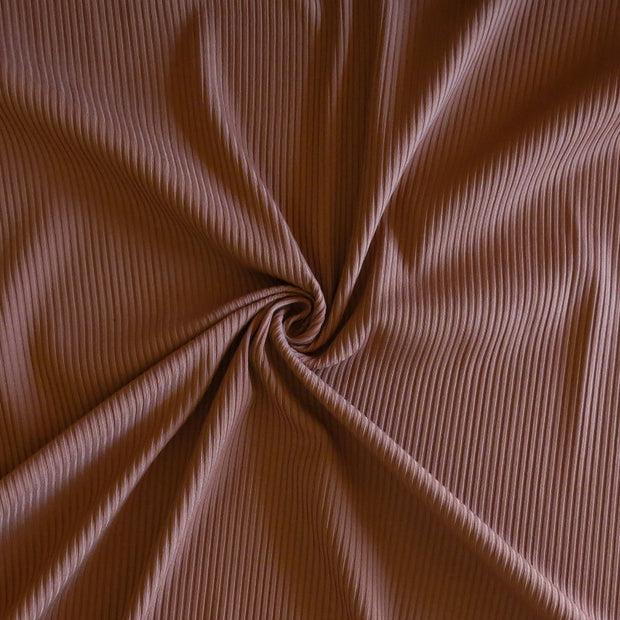Gingerbread Ribbed Nylon Spandex Swimsuit Fabric