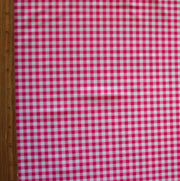 Pink Gingham Nylon Lycra Swimsuit Fabric
