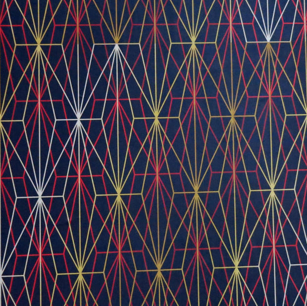 Golden Matrix Poly Spandex Swimsuit Fabric - 23" Remnant