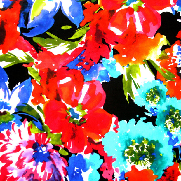 Gorgeous Floral Nylon Lycra Swimsuit Fabric
