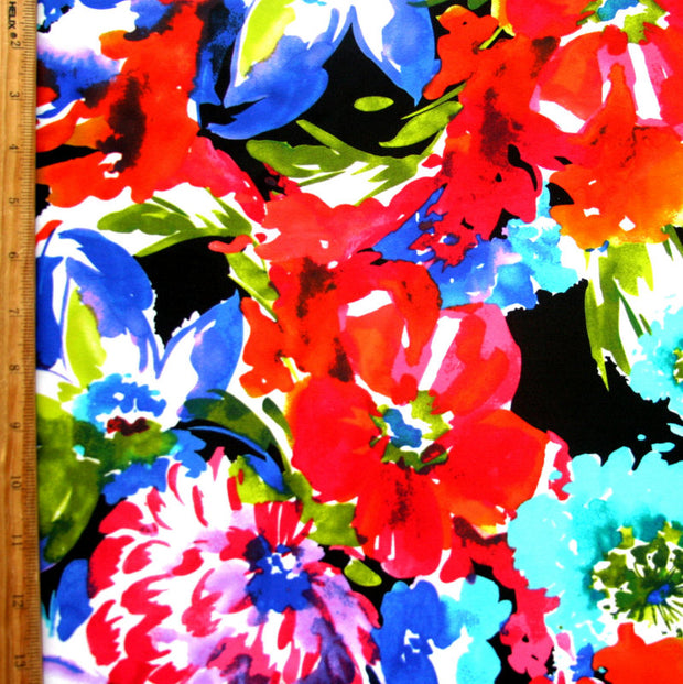 Gorgeous Floral Nylon Lycra Swimsuit Fabric