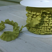 Grass Cotton Ruffle Stretch Trim