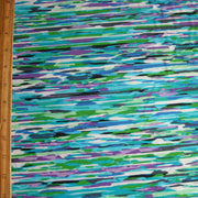 Green, Aqua, Purple Variegated Nylon Lycra Swimsuit Fabric
