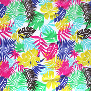 Hawaiian Fauna Nylon Spandex Swimsuit Fabric - 25" Remnant