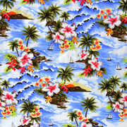 Hawaiian Paradise Nylon Lycra Swimsuit Fabric