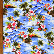 Hawaiian Paradise Nylon Lycra Swimsuit Fabric