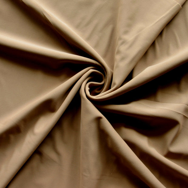 Hazelnut Nylon Lycra Swimsuit Fabric