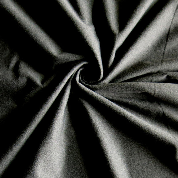 Charcoal Heather Dry-Flex Micropoly Lycra Jersey Knit Fabric