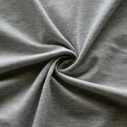 Medium Heathered Grey Cotton Lycra Jersey Knit Fabric