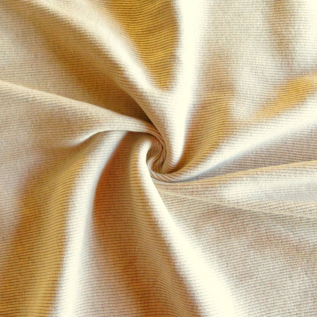 Heathered Oatmeal 2x1 Cotton Rib Knit Fabric