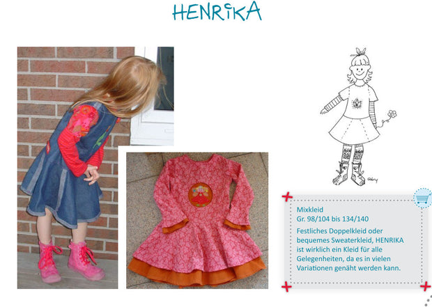 Henrika Dress Sewing Pattern by Farbenmix