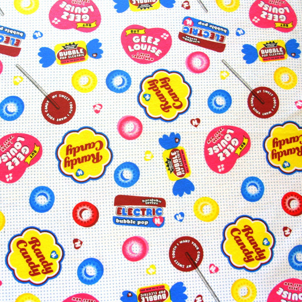 HJ Retro Candy Cotton French Terry Knit Fabric