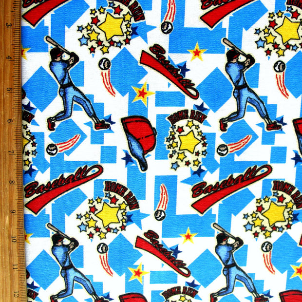 Home Run! Cotton Knit Fabric