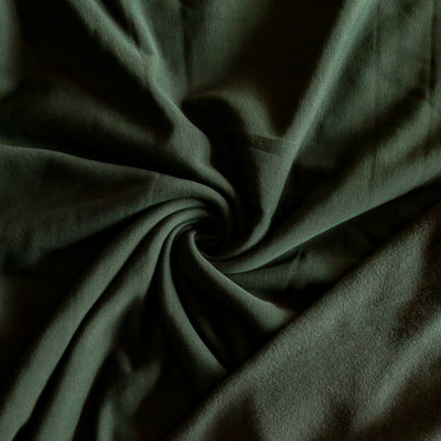 Hunter Green Polartec Powerstretch Fleece Knit Fabric