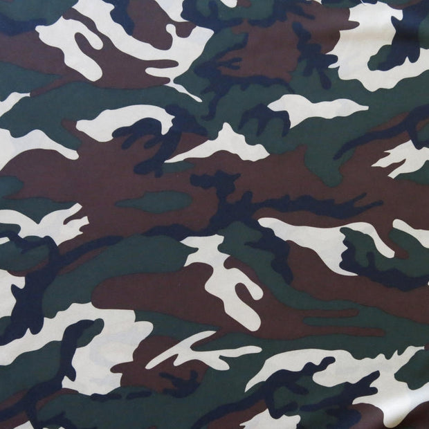 Hunting Camo Microfiber Boardshort Fabric - 32" Remnant