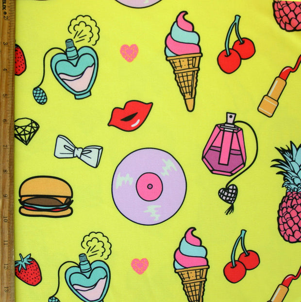 Iconic 80's Nylon Lycra Swimsuit Fabric