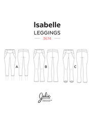 Isabelle Leggings and Skating Pants Sewing Pattern by Jalie