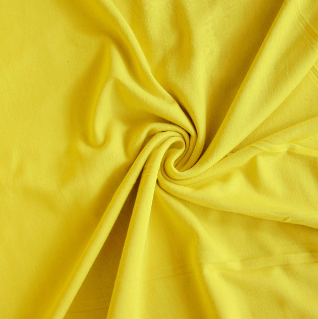 Jonquil Yellow Bamboo Lycra Jersey Knit Fabric