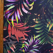 Jungle Ferns Poly Spandex Swimsuit Fabric - 33" Remnant