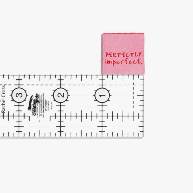 "Perfectly Imperfect" 10 Pack Woven Labels by Kylie and the Machine