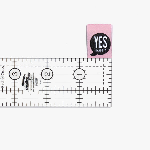 "Yes I Made It" 10 Pack Woven Labels by Kylie and the Machine