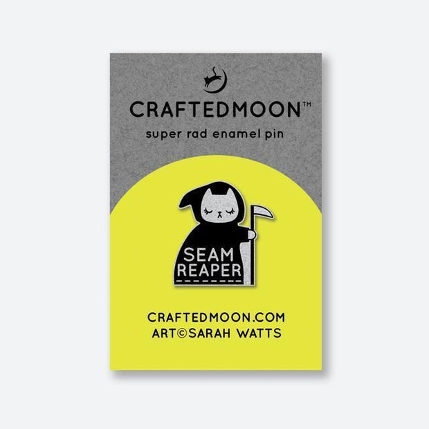Seam Reaper Pin by CraftedMoon