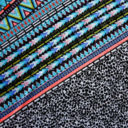 Large Scale Diamond Animal Print Nylon Lycra Swimsuit Fabric