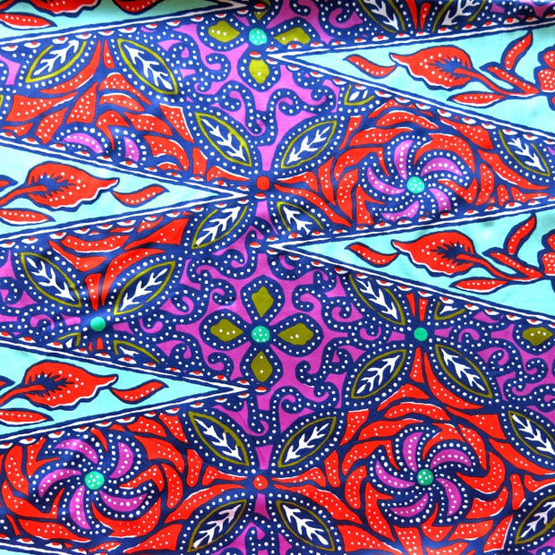 Large Scale Dotty Floral Nylon Spandex Swimsuit Fabric