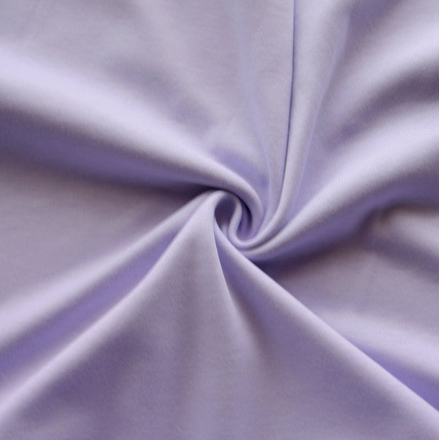 Lavender Purple Cotton Interlock Fabric